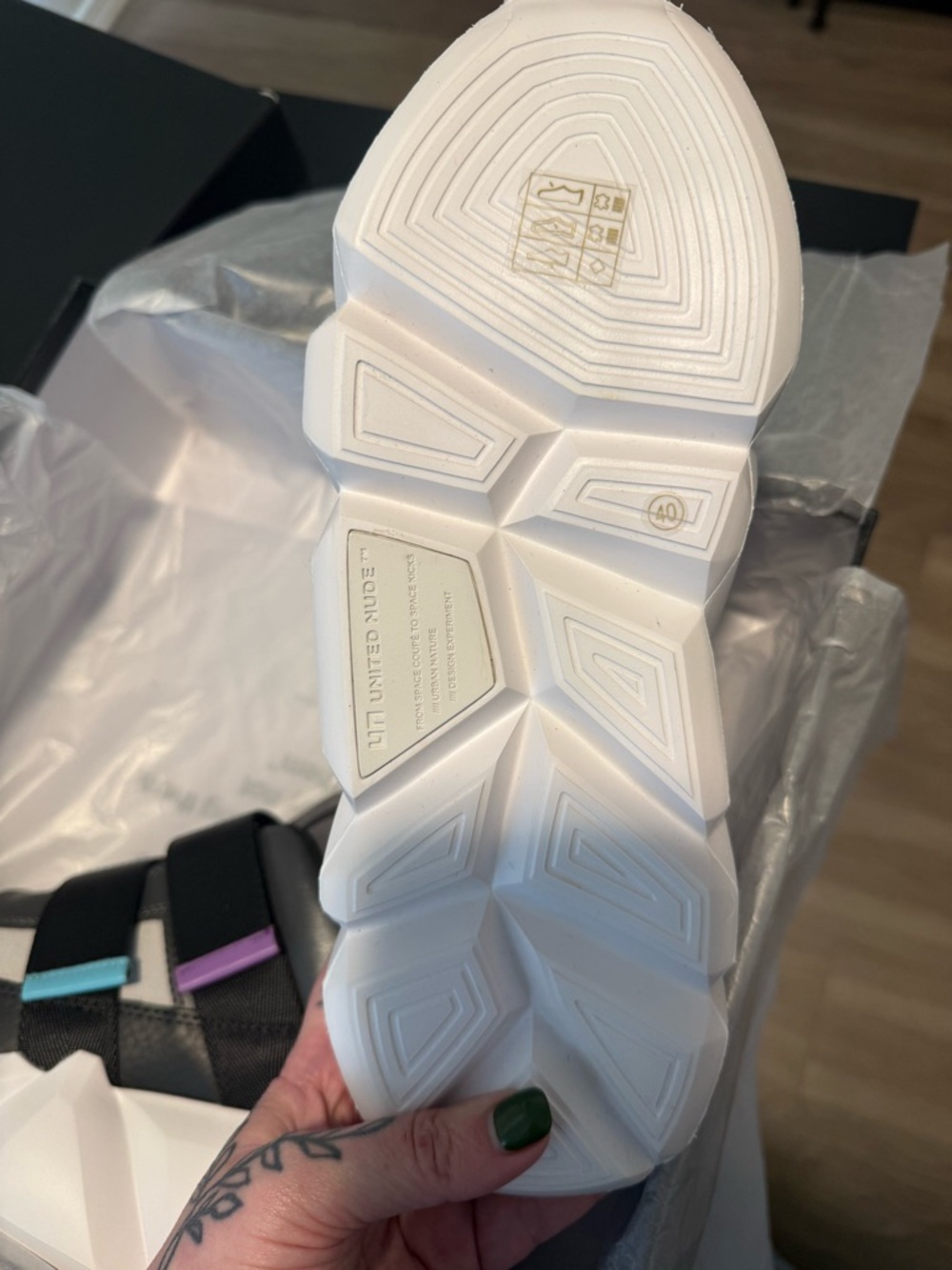 United Nude Women’s Space Kick Licorice New - Picture 5 of 7